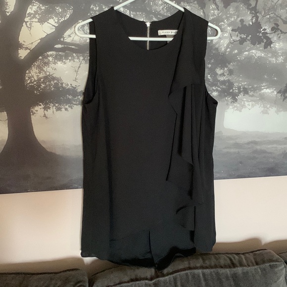 COPY - Bianco Nygard black flowy top - Picture 1 of 9